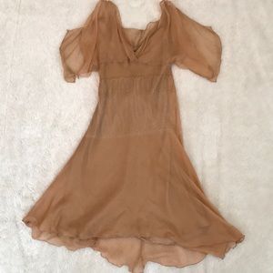 Max Studio tan dress